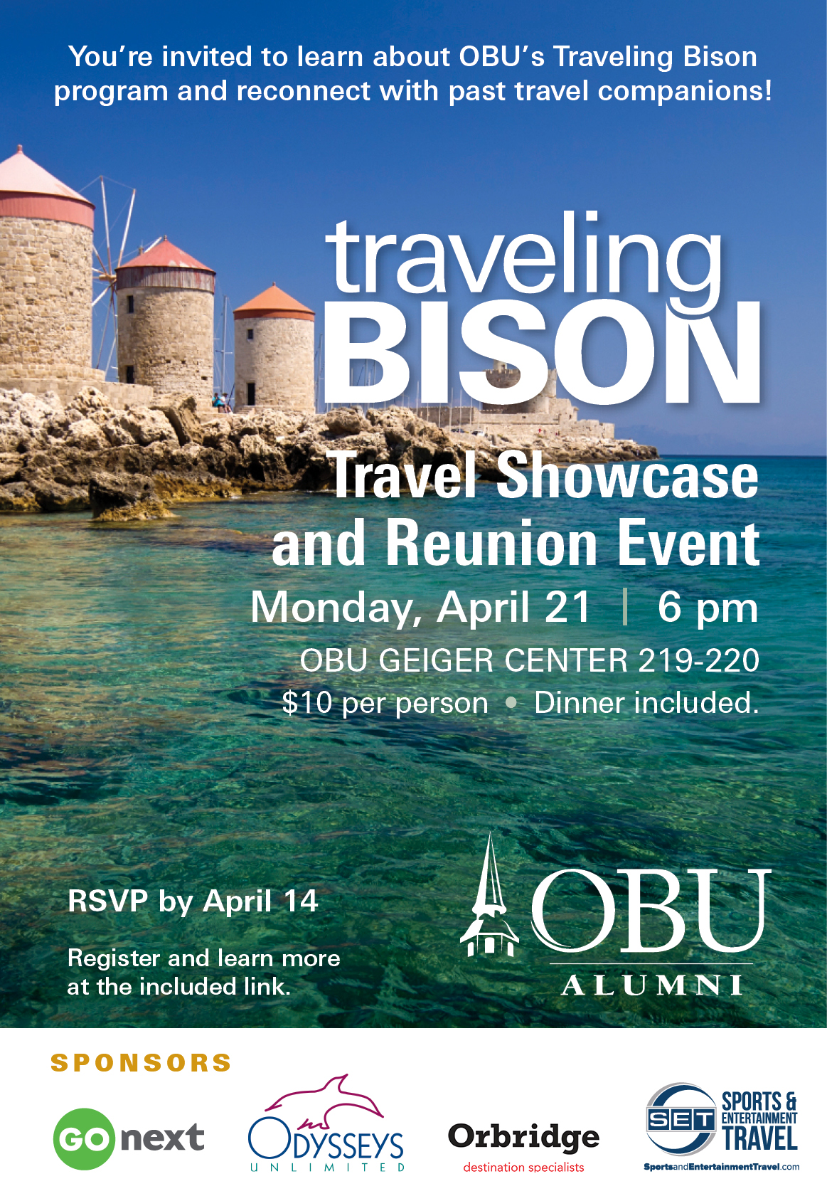 Traveling Bison Travel Showcase and Reunion event